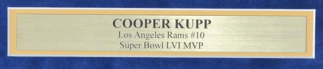 Cooper Kupp Autographed 16X20 Photo Los Angeles