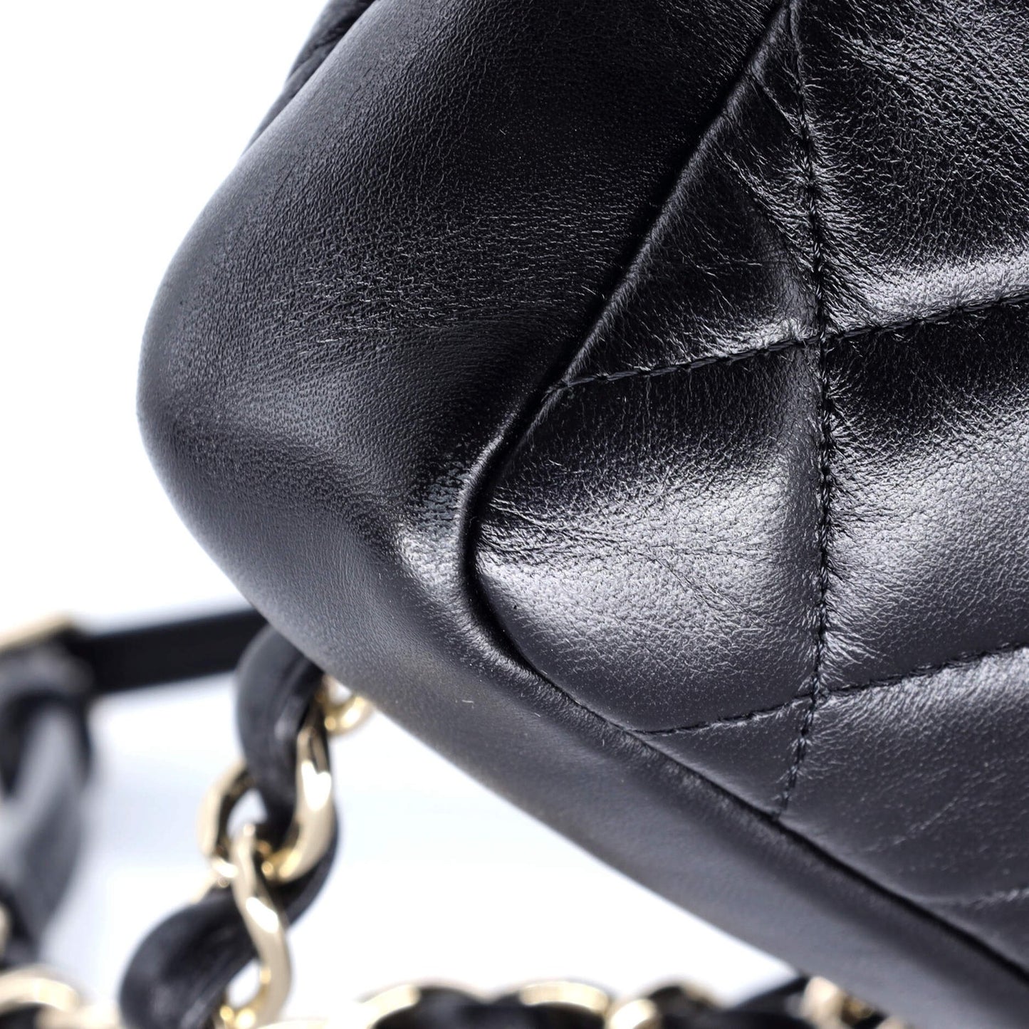 Chanel Cc Front Pocket Waist Bag Quilted Lambskin