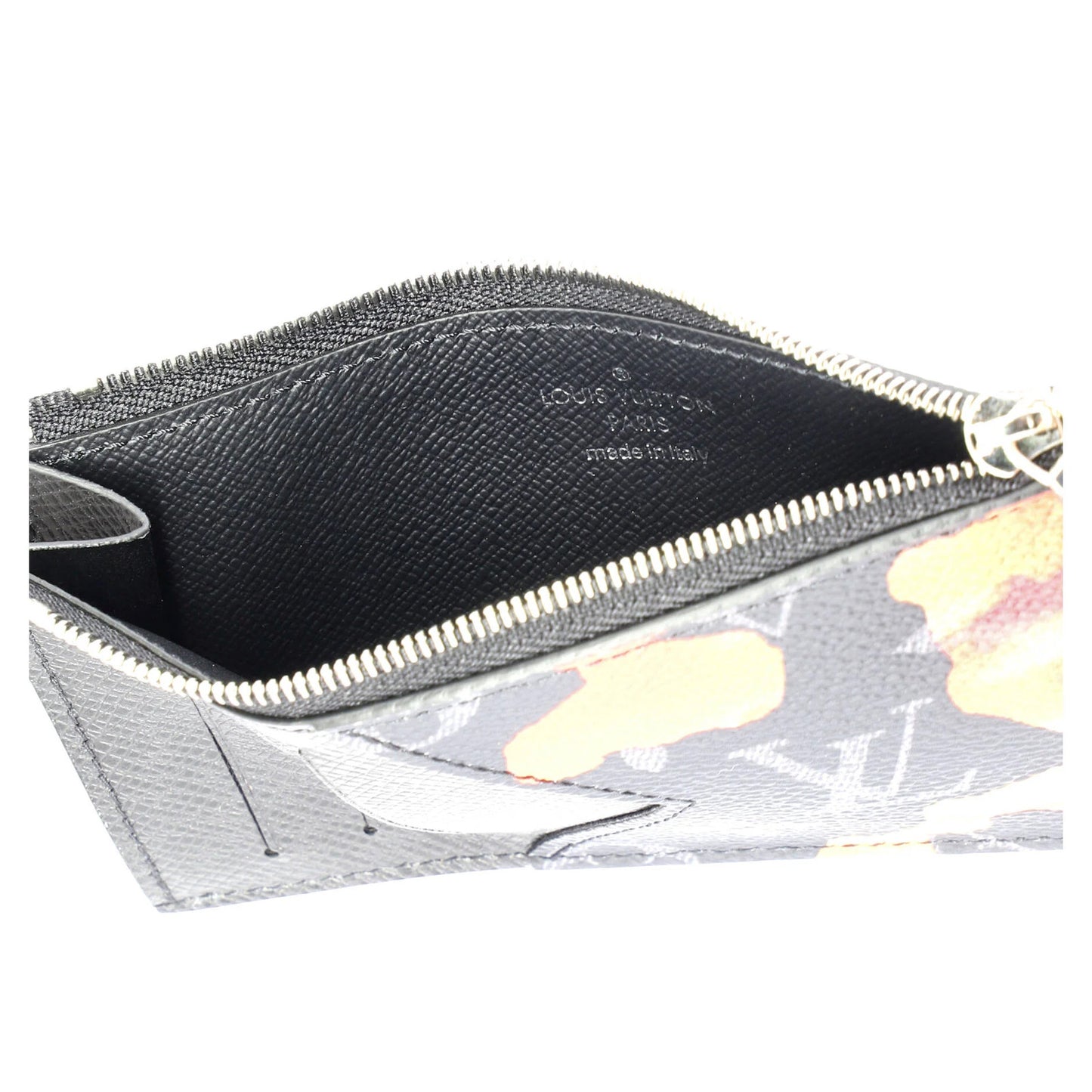 Louis Vuitton Coin Card Holder Sunrise Monogram Eclipse Canvas