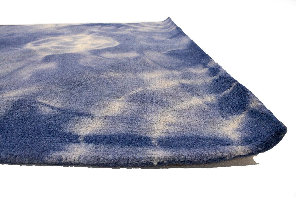 Purple-navy Hand-Tufted Trellis Rug Contemporary