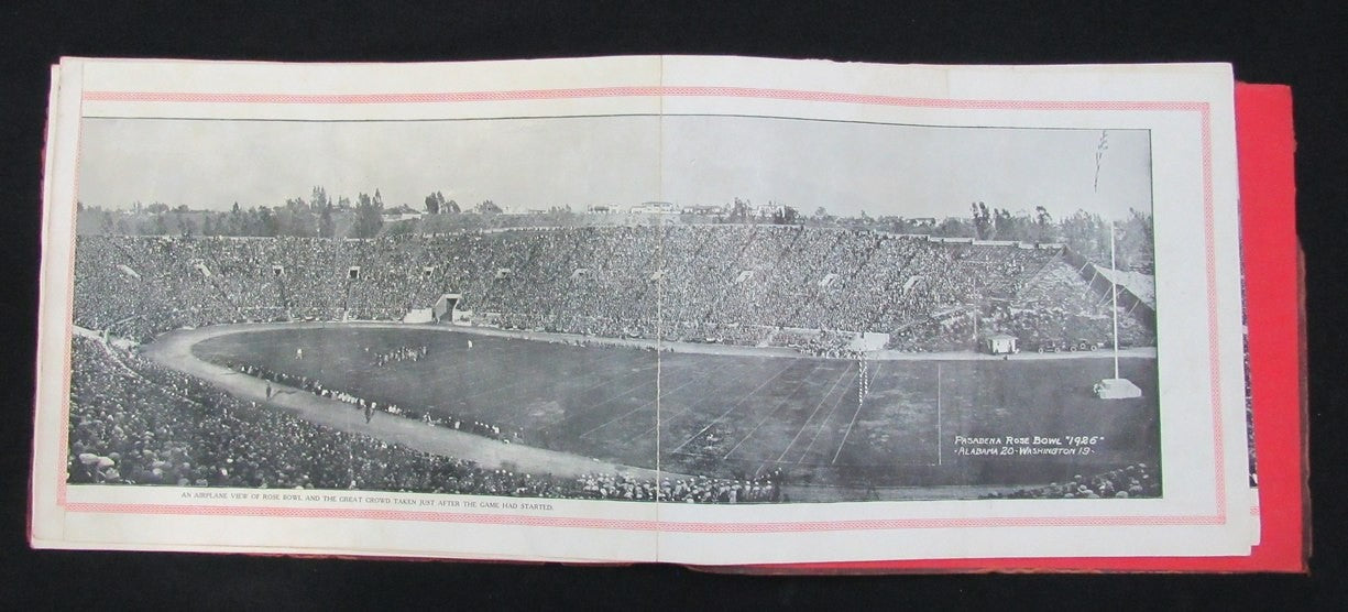 1926 Rose Bowl "Will To Win" Pictorial