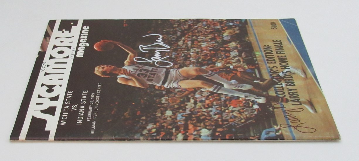 Larry Bird Hof Signed/Auto 1979 College