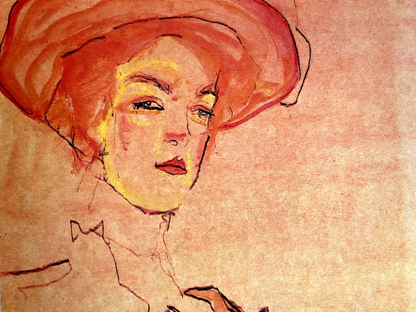 Egon Schiele Lithograph (Edvard Munch Amedeo Modigliani Franz Marc Balthus)