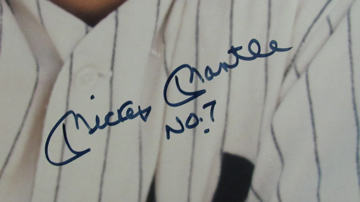 Mickey Mantle Hof Signed/Inscr 16X20 Photo New