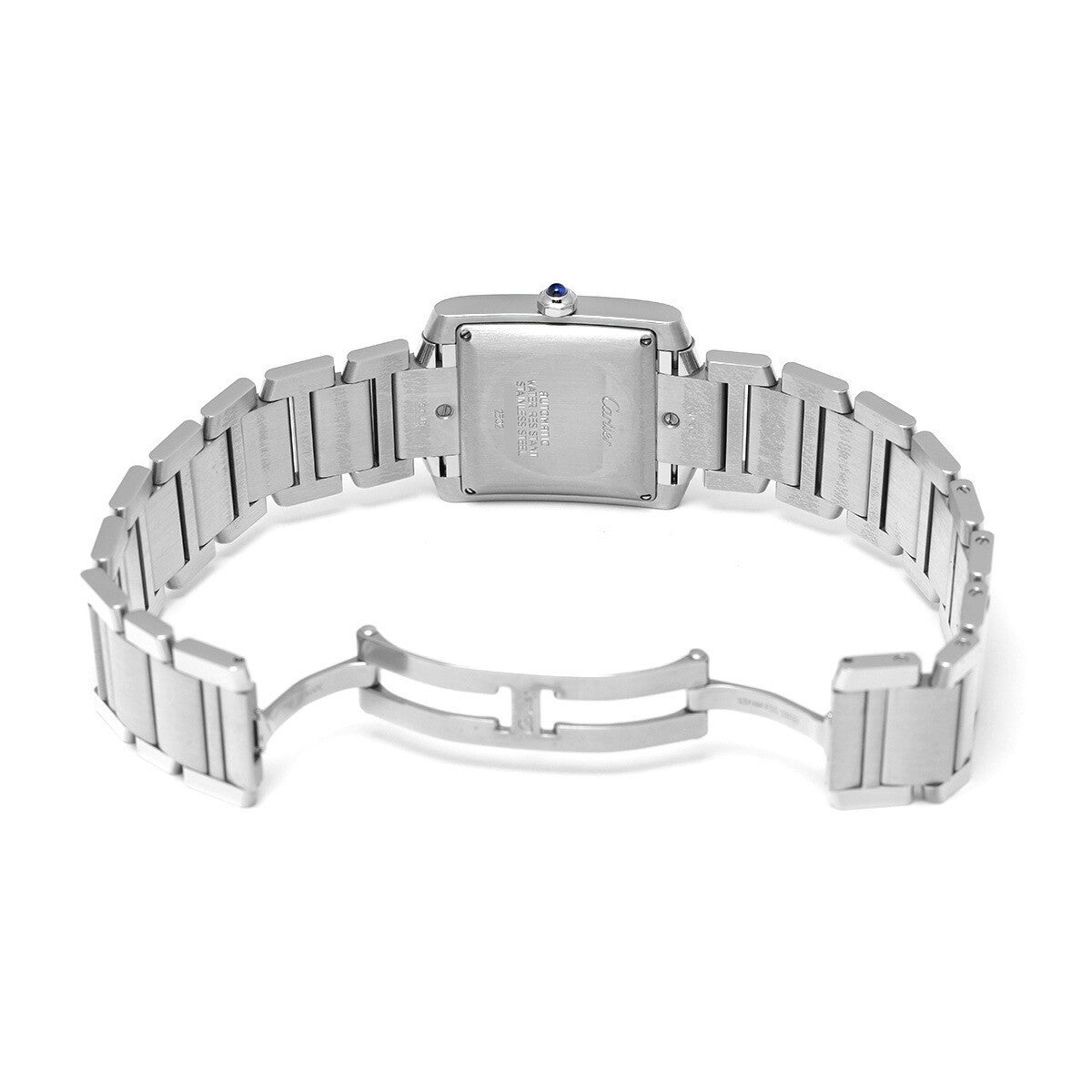 Cartier Tank Francaise Lm W51002Q3 Silver Men'S Used Watch #7117