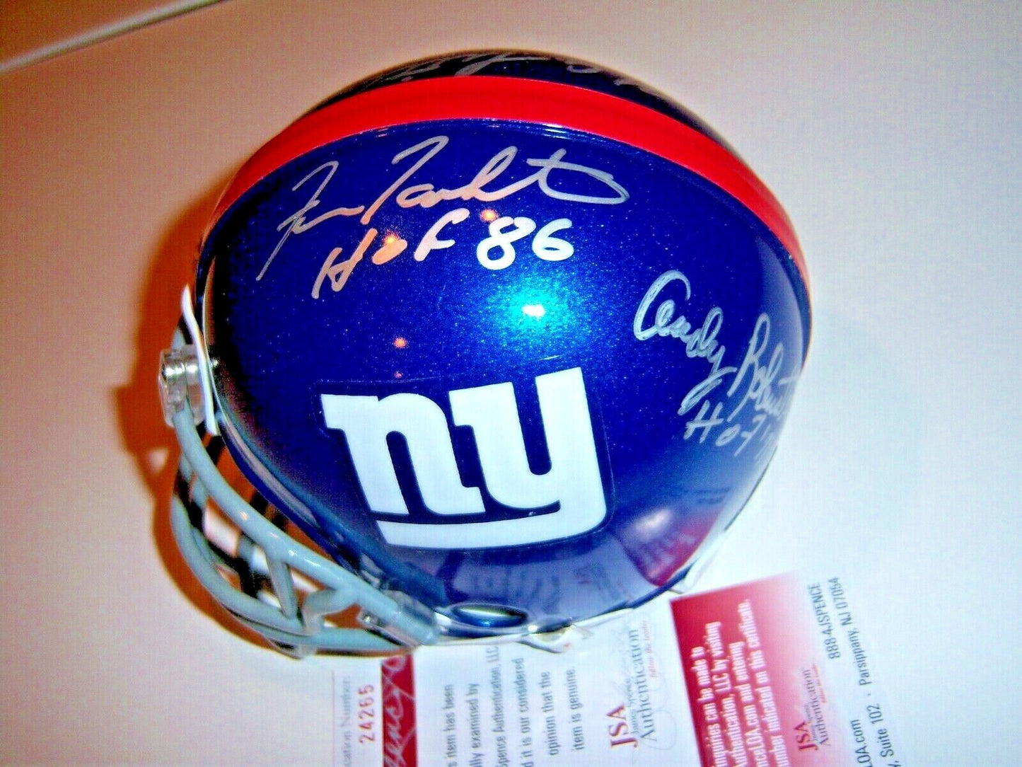 Andy Robustelli,Fran Tarkenton,Ya Tittle Giants