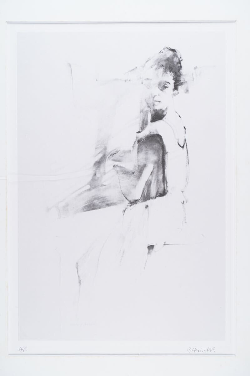 Robert Heindel Original Etching Signed Framed Art