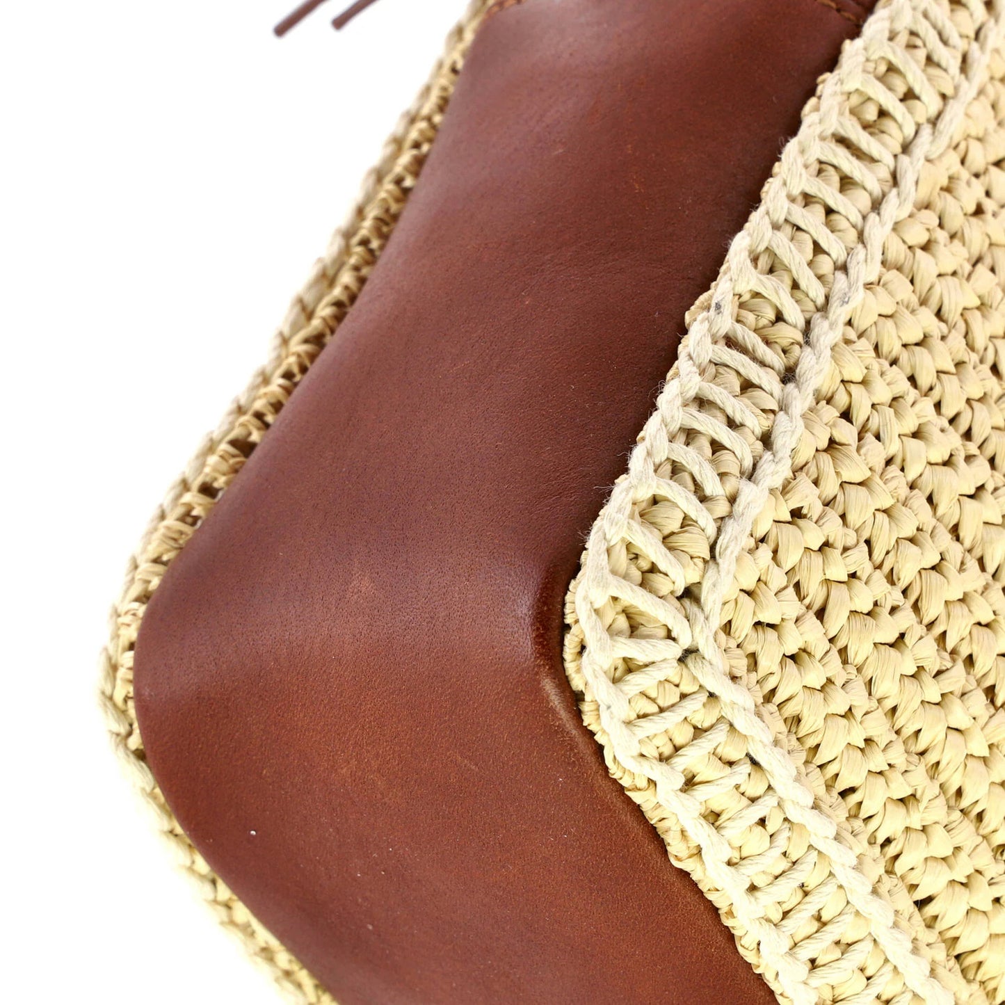 Saint Laurent Lou Camera Bag Woven Raffia Small