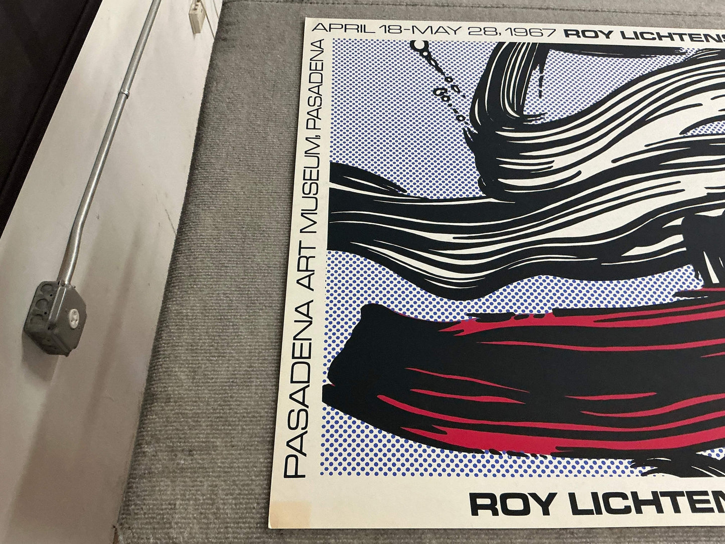 Roy Lichtenstein Brushstrokes At Pasadena Art Museum " Serigraph Po