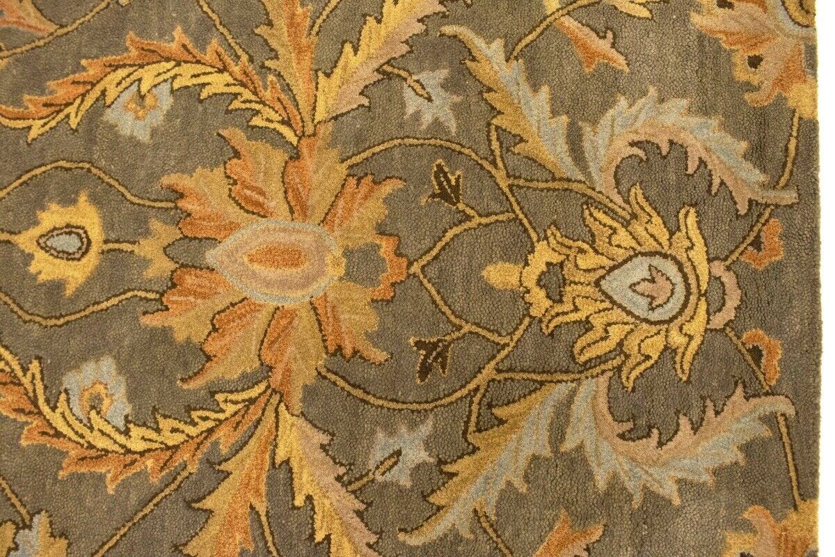 Hand-Tufted Oriental Rug Plush Modern Floral