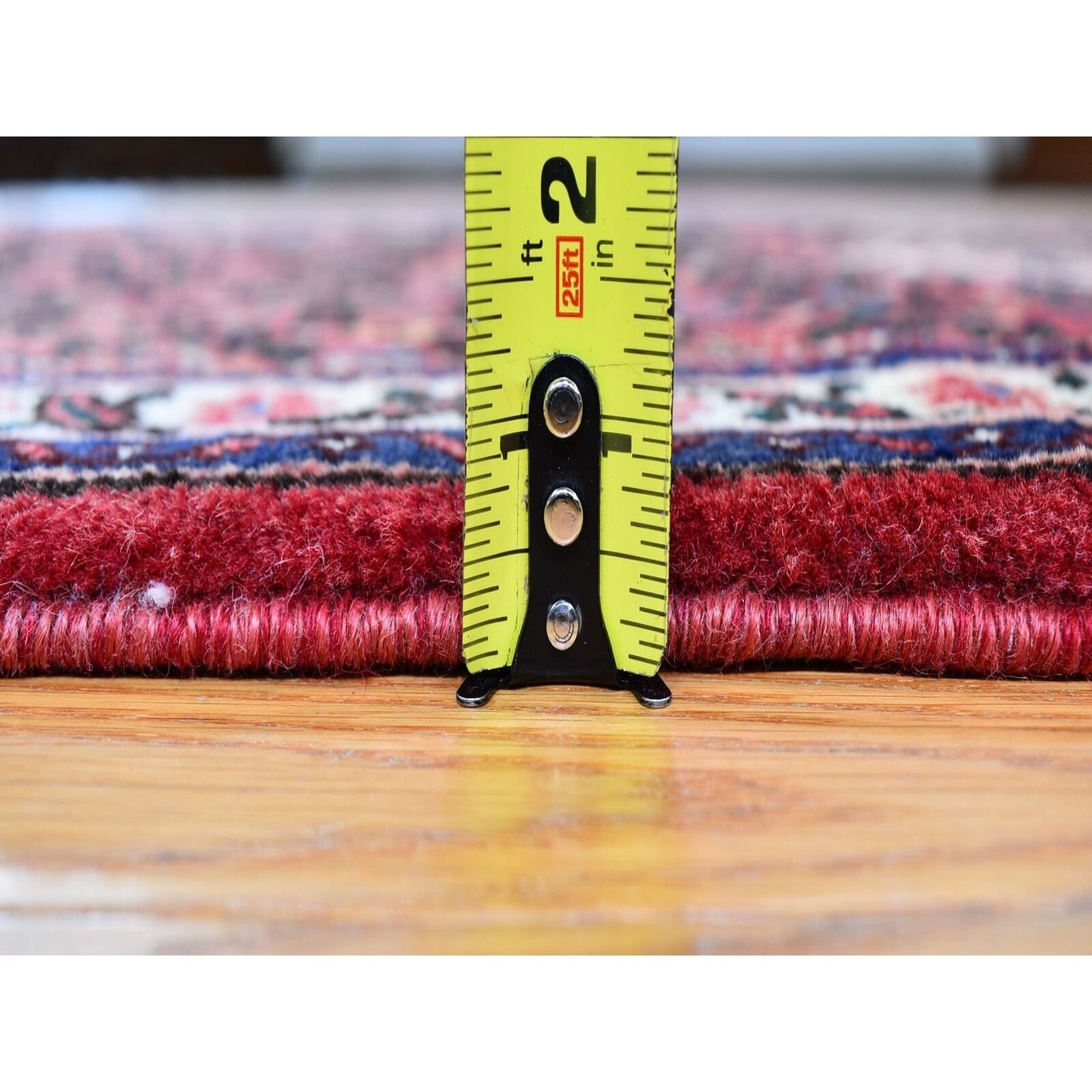 3'5"X10'4" New Farsian Amadan Mahi Fish Design Wide Runner Hand Made Rug
