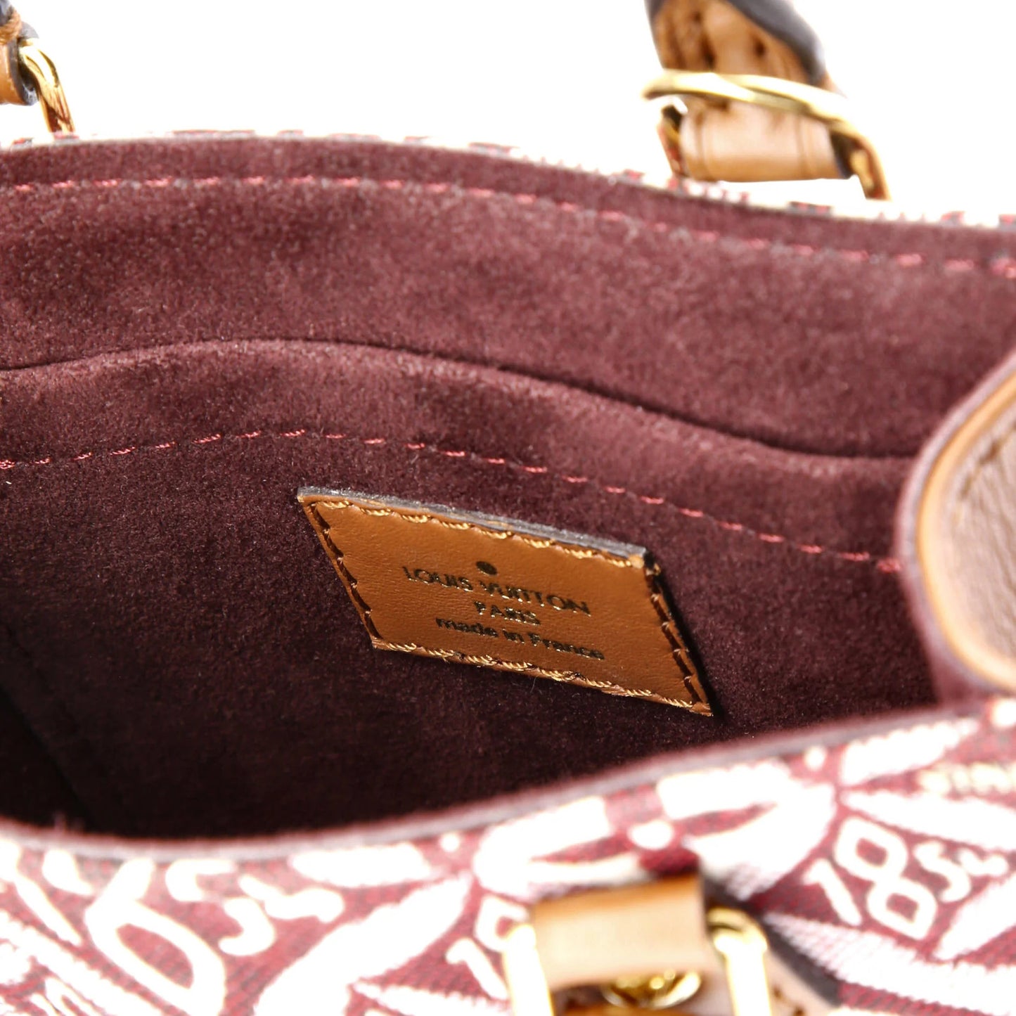 Louis Vuitton Petit Sac Plat Bag Limited Edition Since 1854 Monogram Jacquard