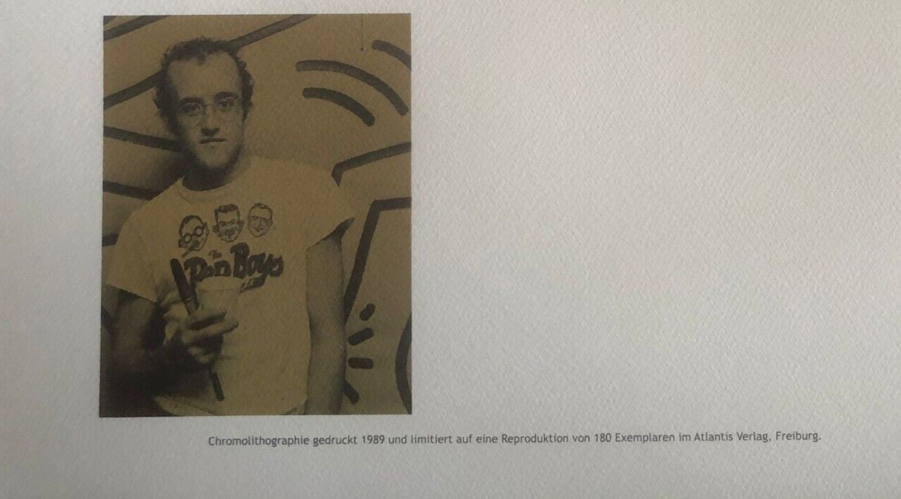 Keith Haring Lithograph Certified Coa 180 Ex