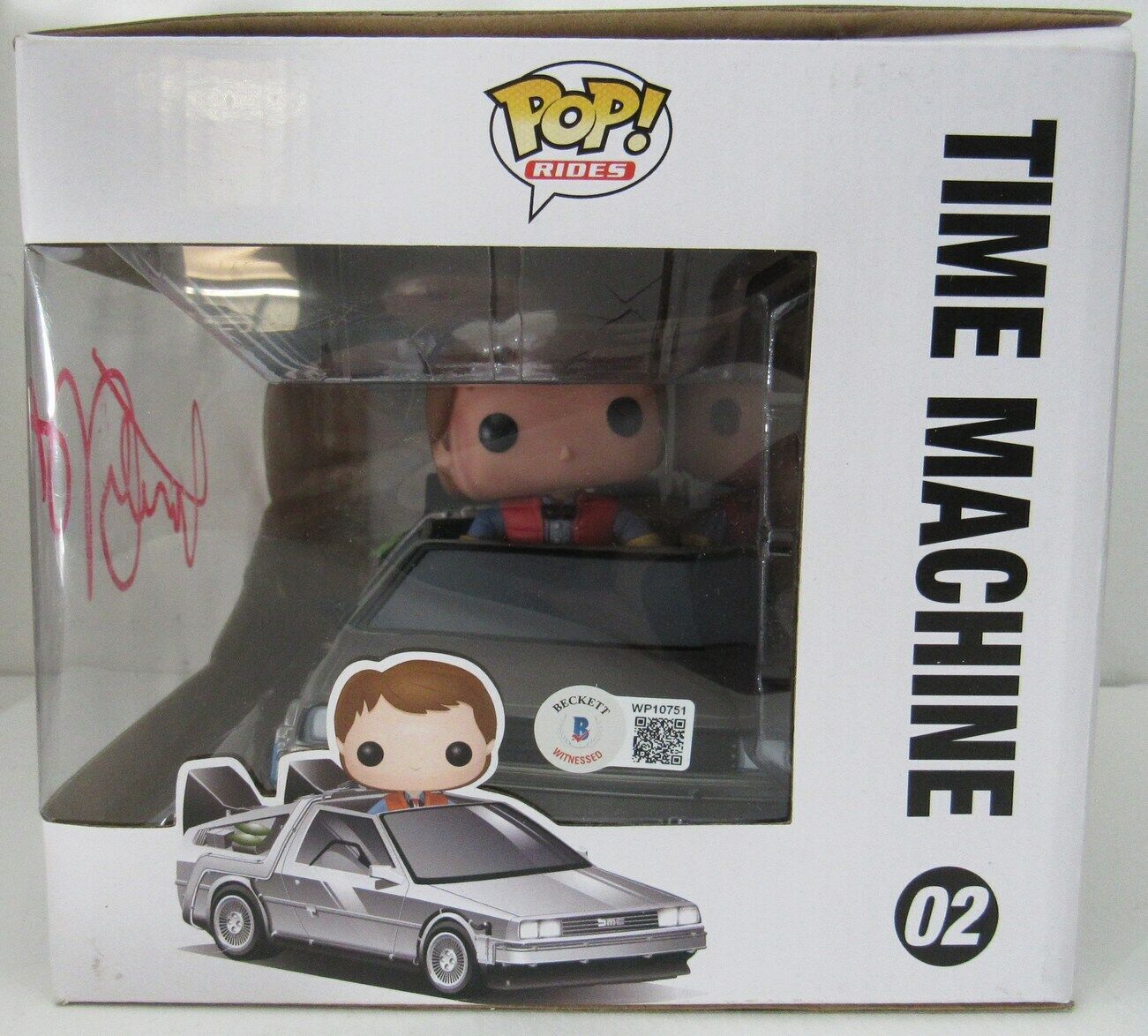 Michael J Fox Signed Back To Future Funko Pop