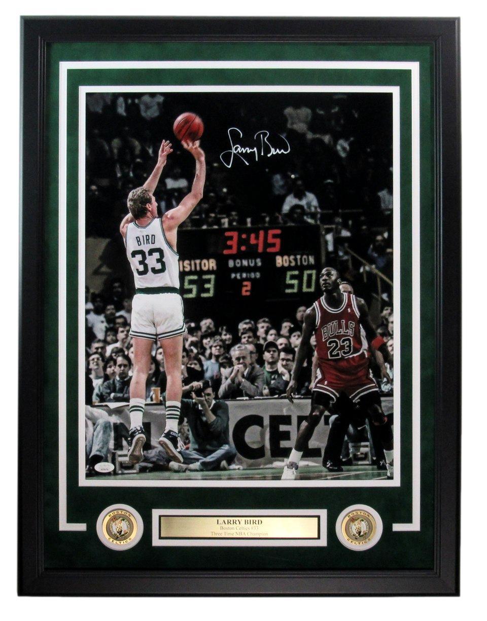 Larry Bird Hof Signed/Auto 16X20 Photo Boston