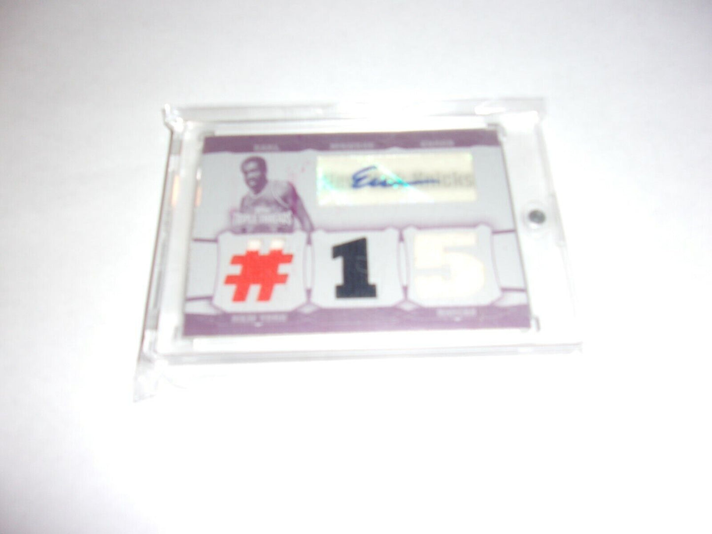 Earl Monroe 07 Topps White Whale Pp Game Triple