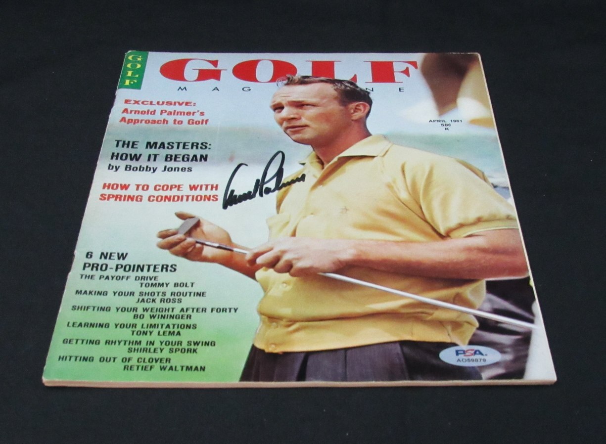 Arnold Palmer Signed/Auto April 1961 Golf