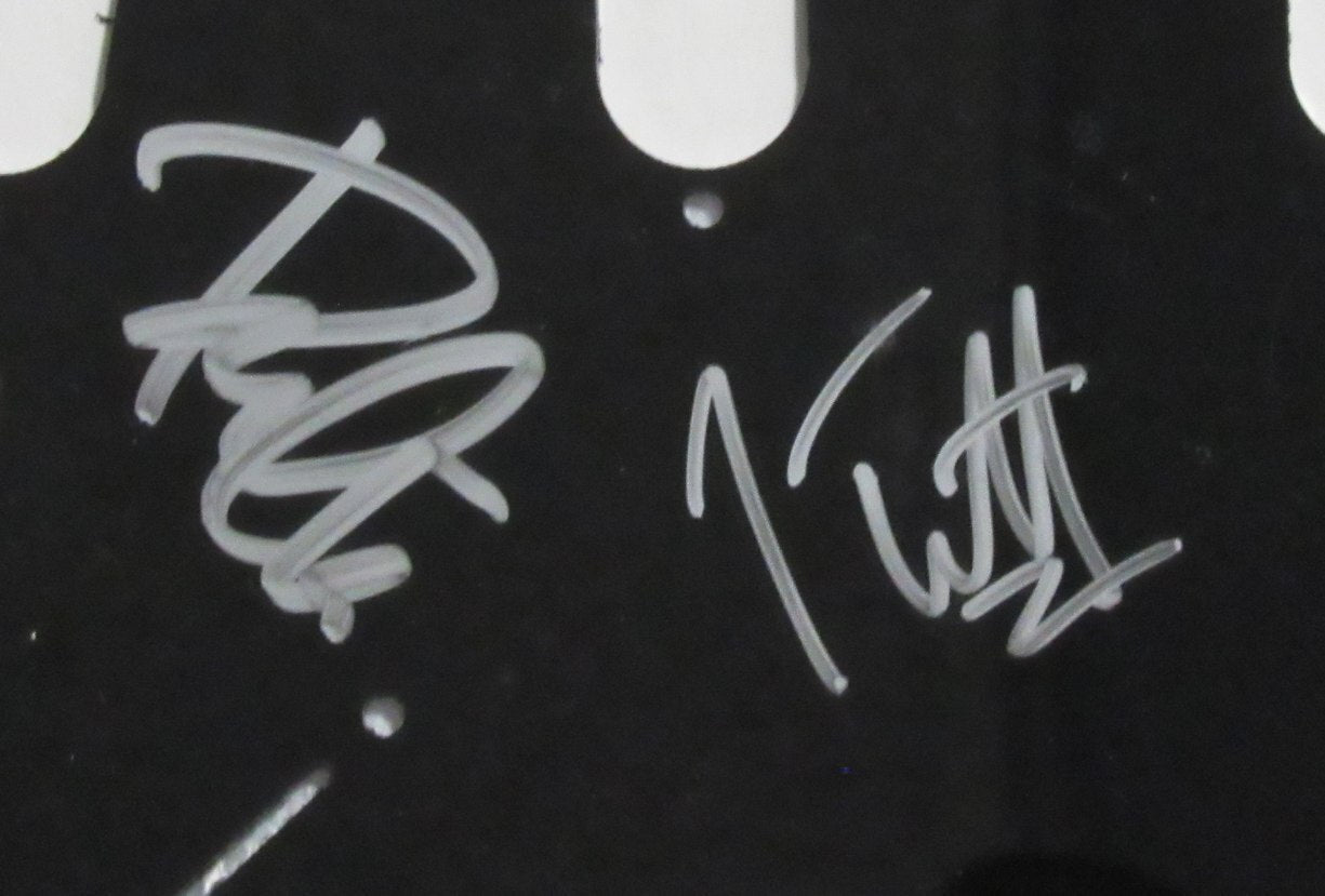 Def Leppard Joe Elliott/Phil Collen Signed/Autographed Guitar Pick Guard Jsa 583