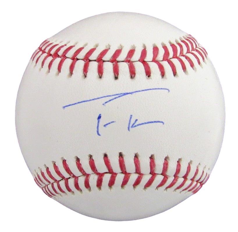 Trea Turner Signed Rawlings Oml Baseball