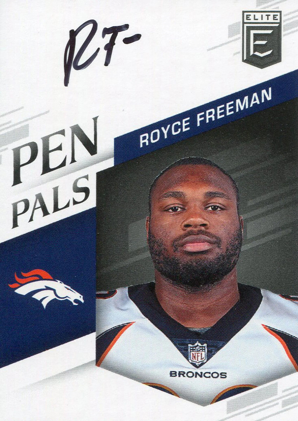 Royce Freeman Autographed 2018 Panini Elite