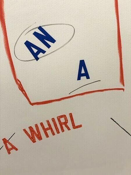 Lawrence Weiner 2008 Original Lithograph On Paper