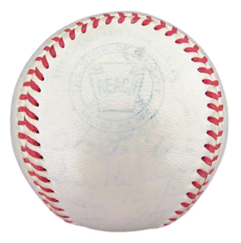1950'S Cleveland Indians Team Autographed (23