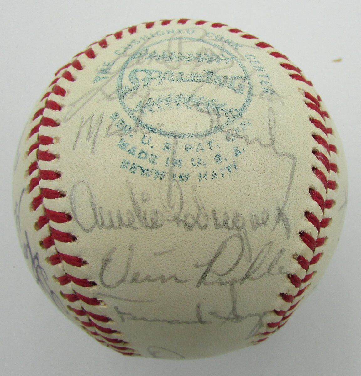 1975 Detroit Tigers Team Signed By 26 Oal