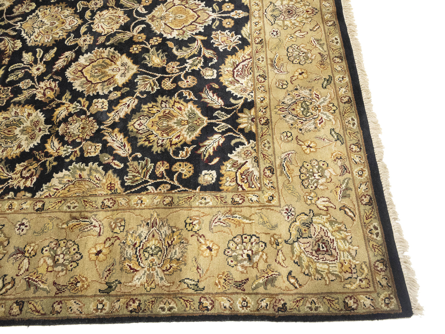 8X10 Ft Handmade Agra Jaipur Oriental Rug Thick