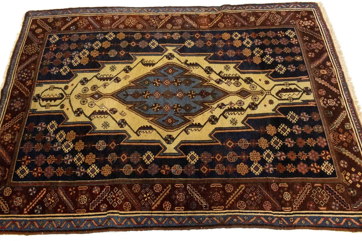 Antique Handmade Geometric Tribal Style Oriental