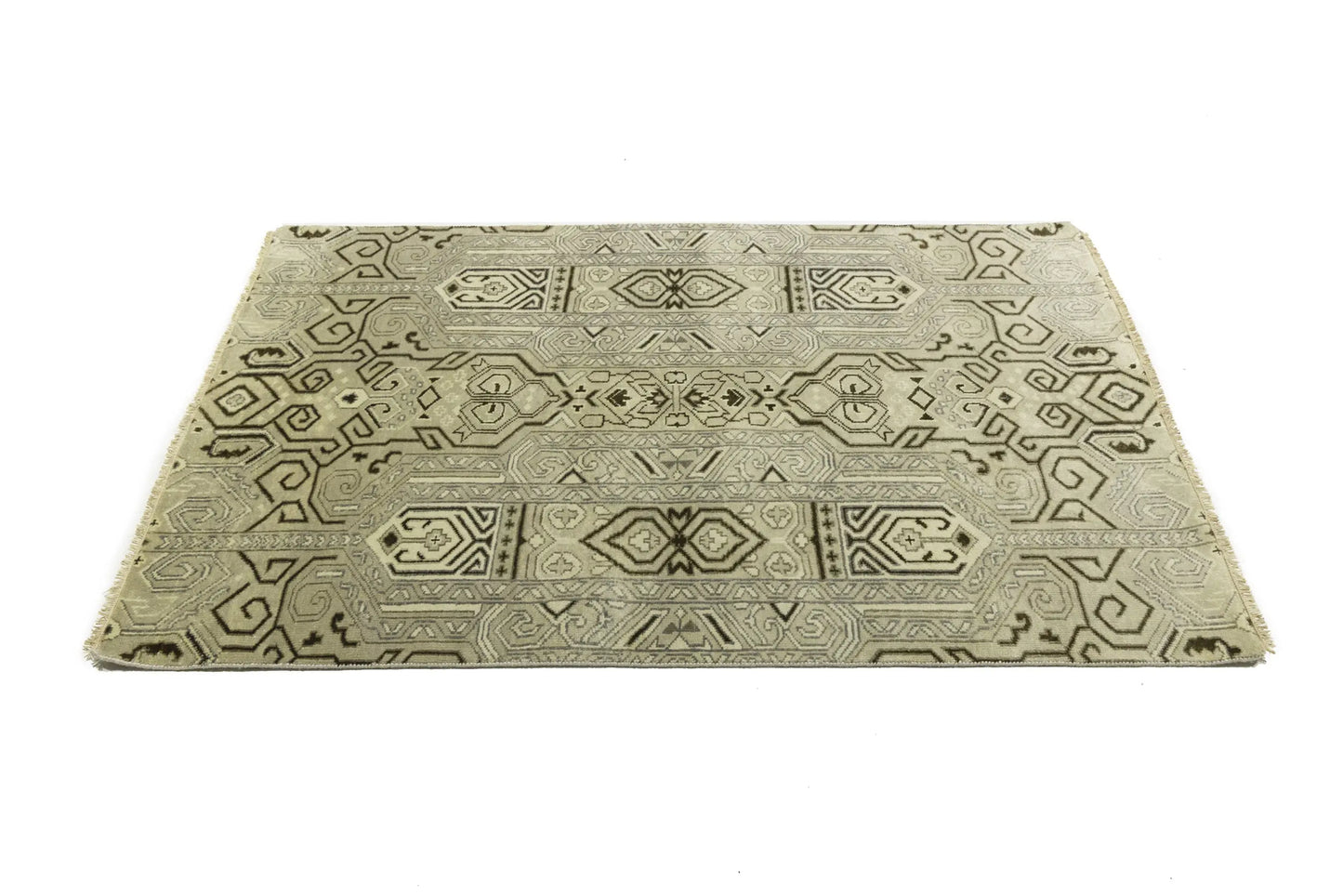 4X6 Ft Contemporary Modern Rug Geometric Design