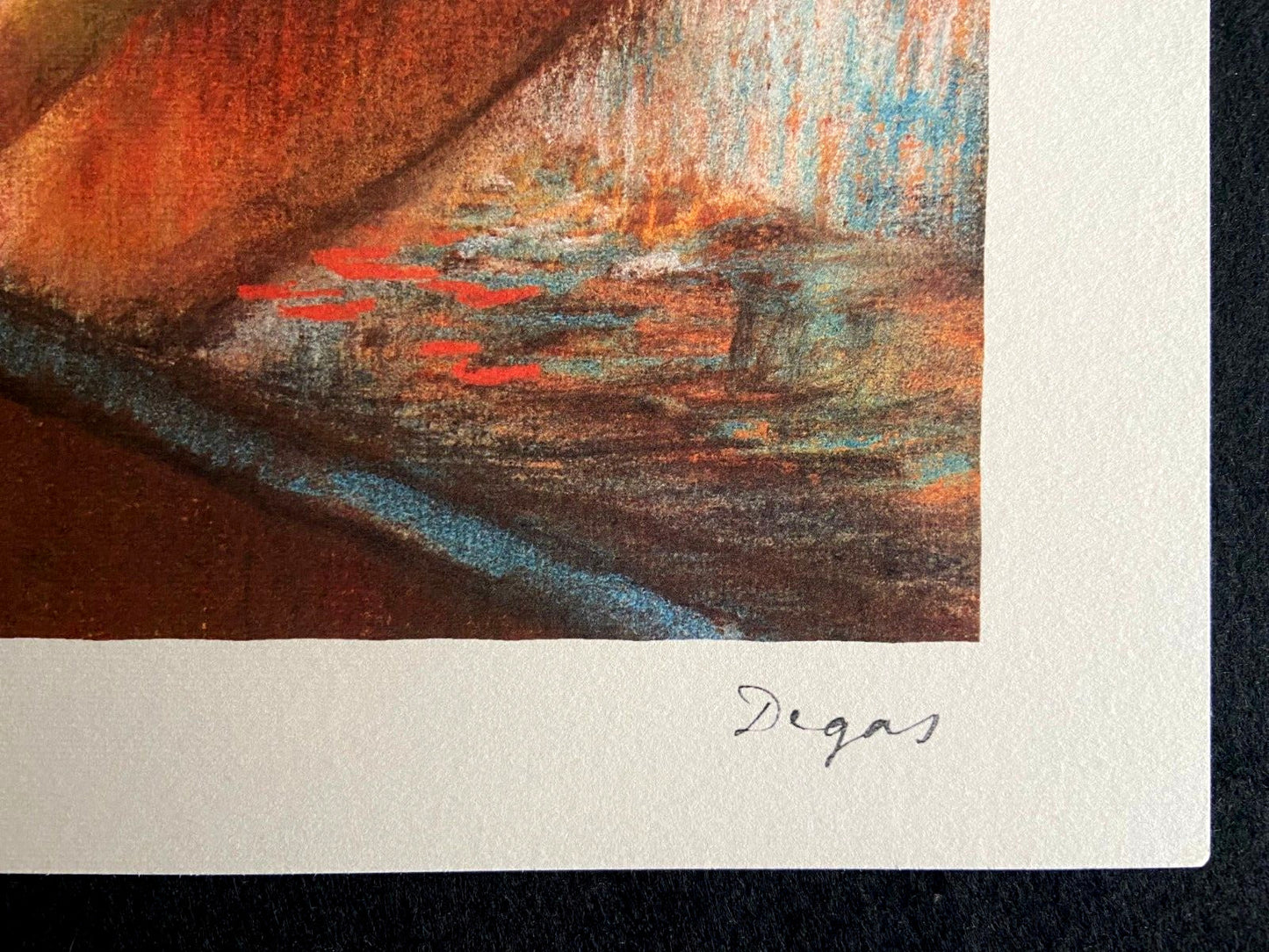 Edgar Degas Lithograph Mourlot Coa 1943 Signed