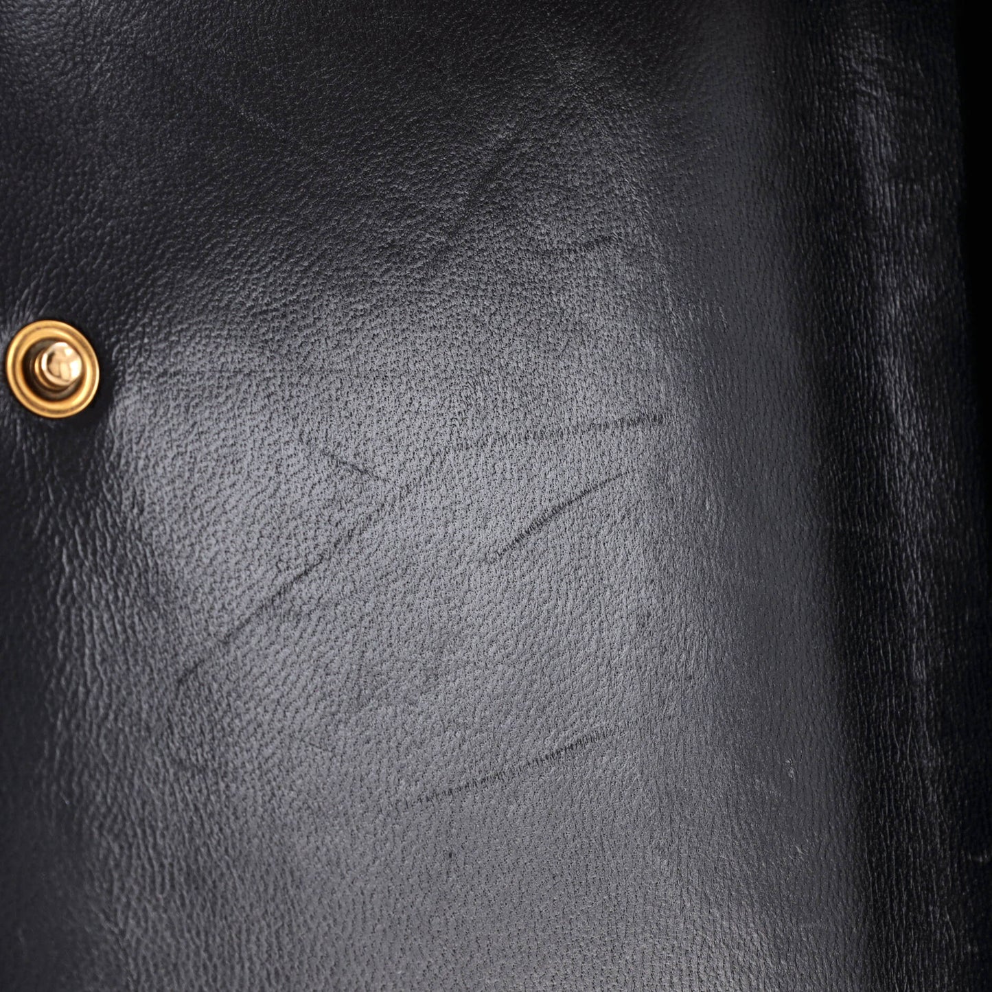 Saint Laurent Classic Monogram Wallet On Chain Leather