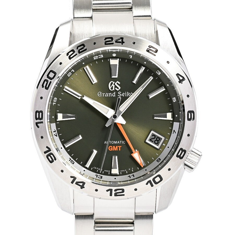 Grand Seiko Sports Collection Gmt Sbgm247 Green Men'S Used Watch #7107