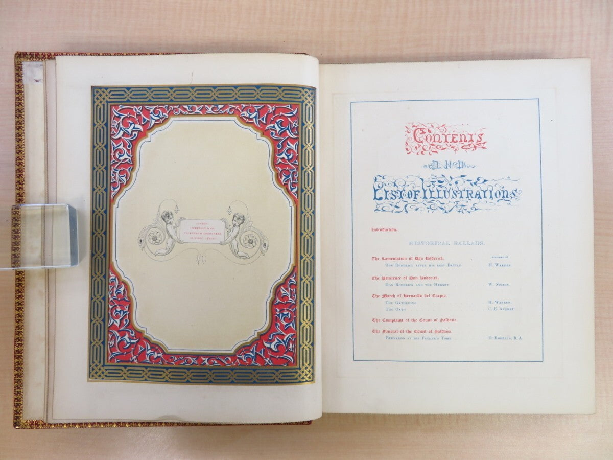 Ancient Spanish Ballads J.G. Lockhart 1St Edition 1841 Owen Jones Ornamentation
