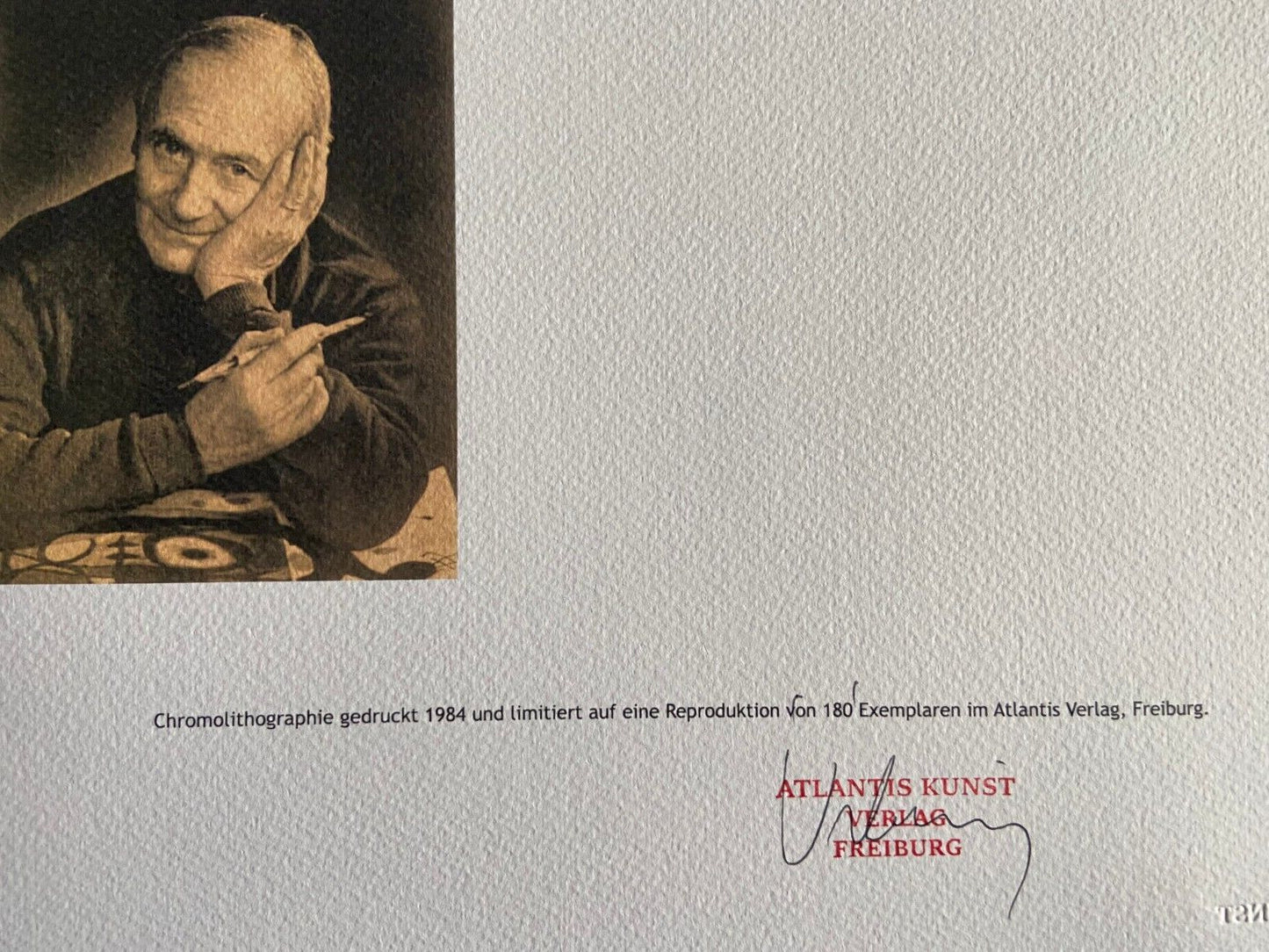 Joan Mir Lithograph Coa Signed Op Certified
