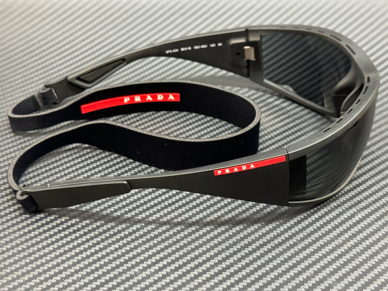 PRADA LINEA ROSSA PS A04S 1BO5S0 Matte Black Grey