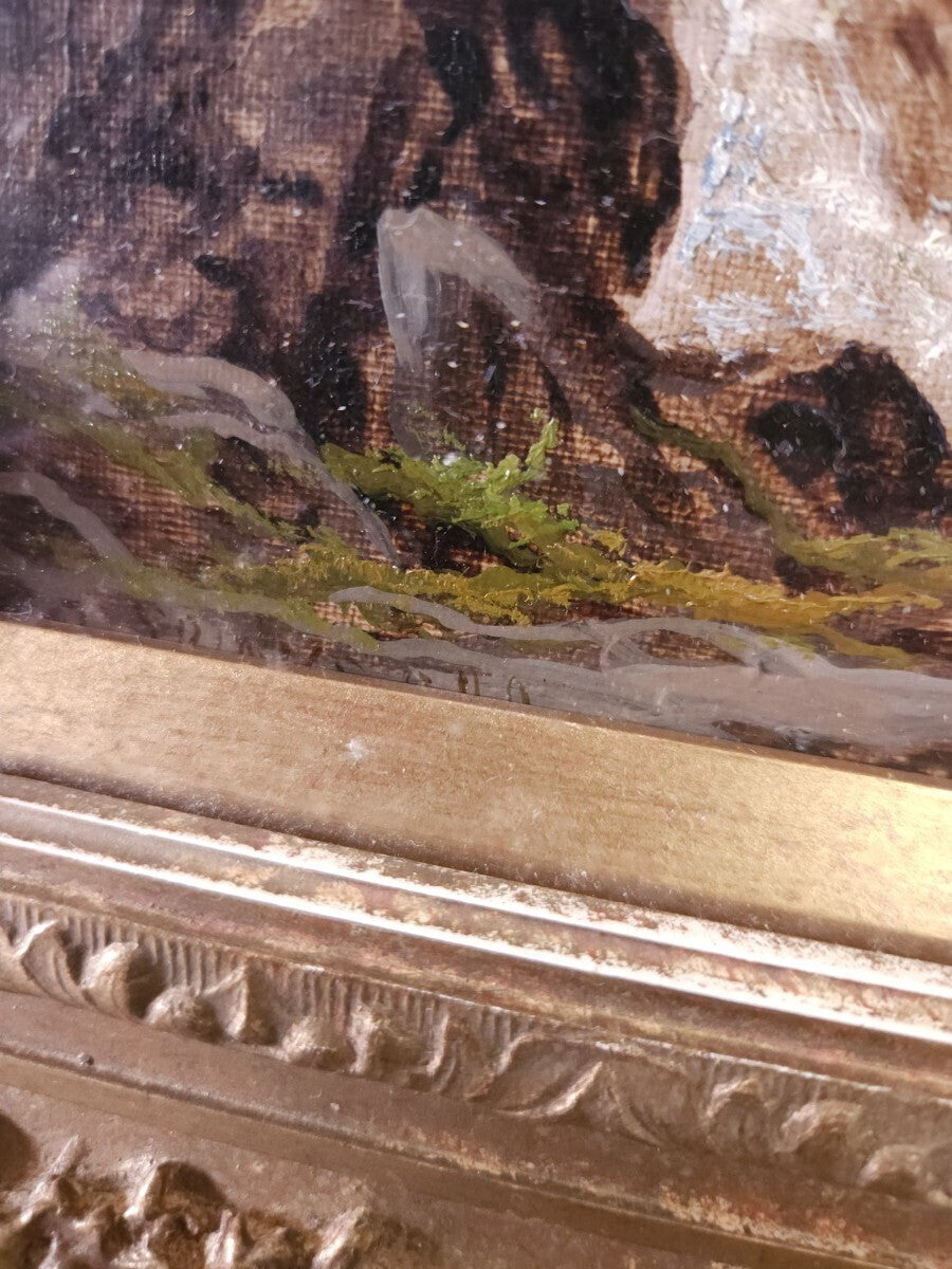 Thomas Spinks (British) Original Landscape Painting Oil On Canvas Signed Framed