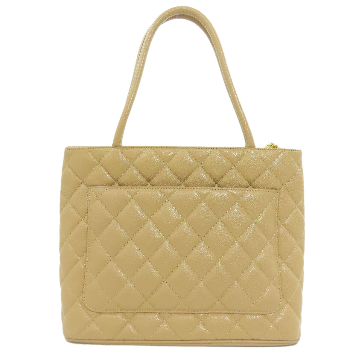 Chanel Tote Bag Medallion Goldhardware Grained