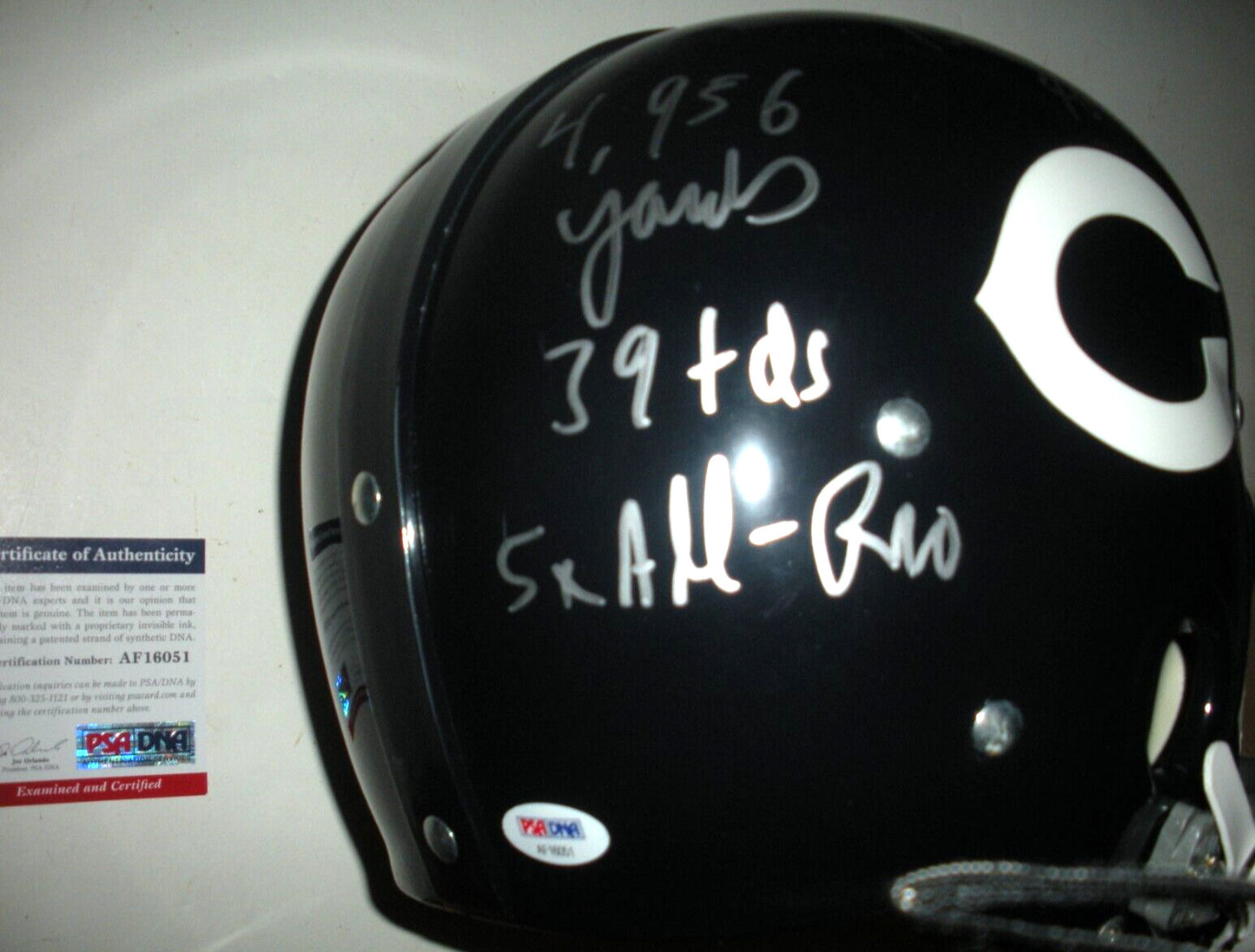 Gale Sayers Chicago Hof-77 Psa/Dna/Coa Signed