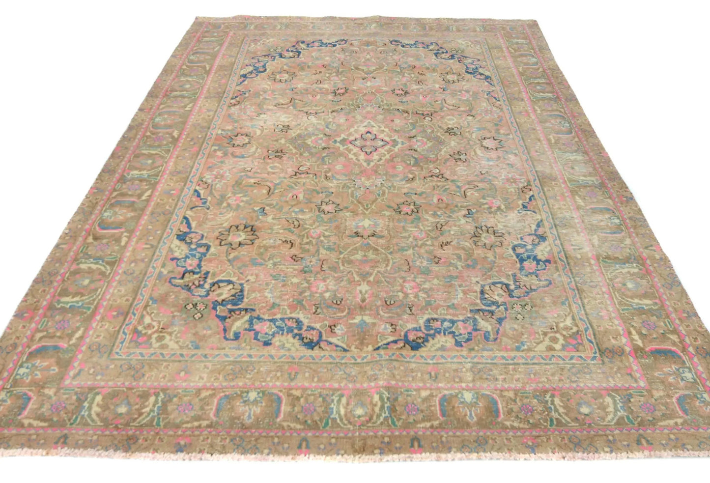 Handmade Semi Antique Muted Color 6X9 Ft