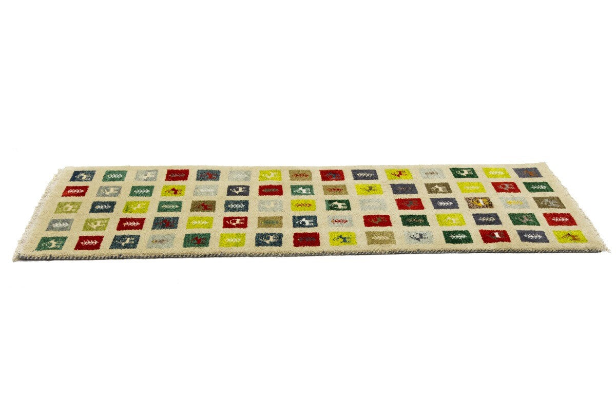 Handmade Pictorial Tribal Indo-Gabbeh Oriental