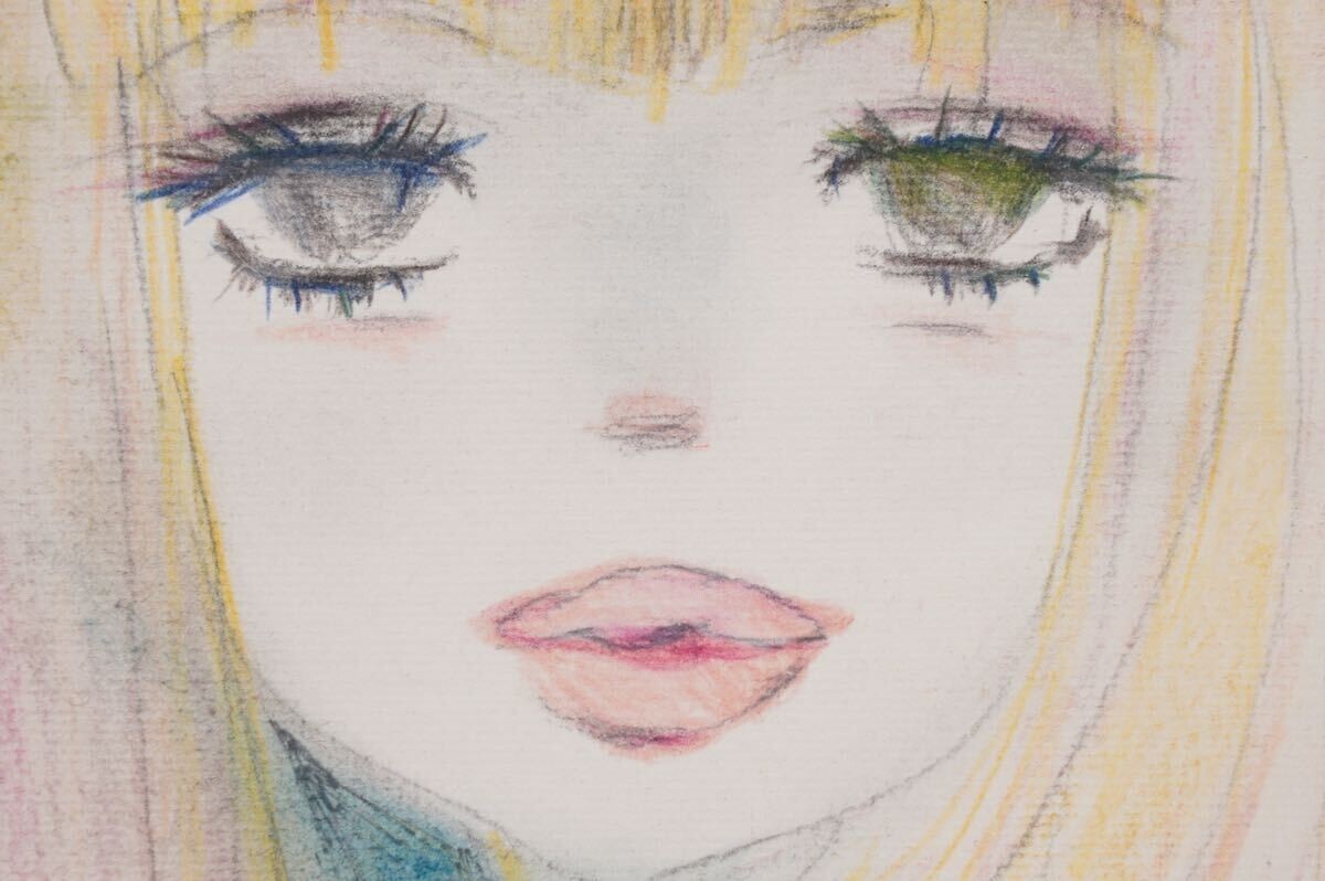 Ado Mizumori - Girl Original Lithograph Signed