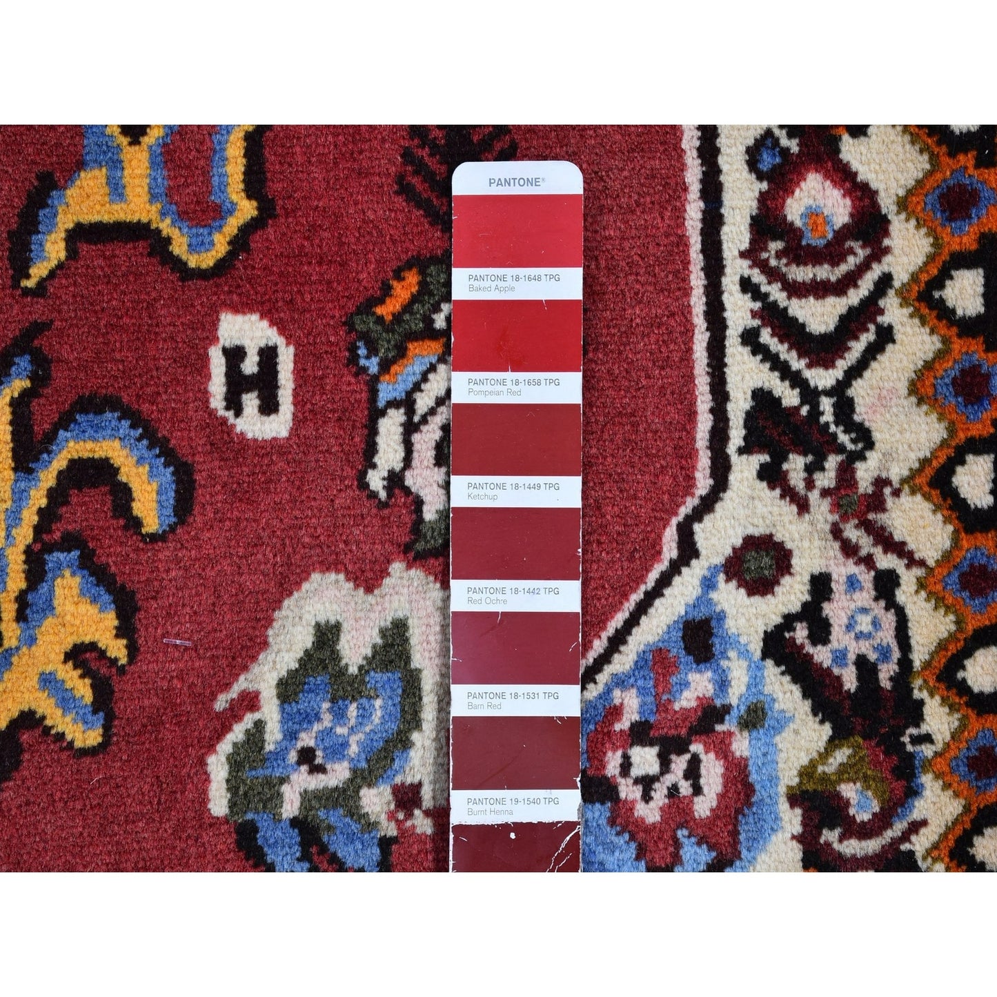 3'7"X5' New Farsian Karabakjon Flower Bouquet Handknotted Wool Clean Rug