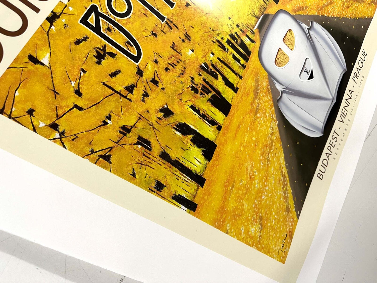 Louis Vuitton Boheme Run 2006 Poster Original Hand Signed By Razzia Med Format