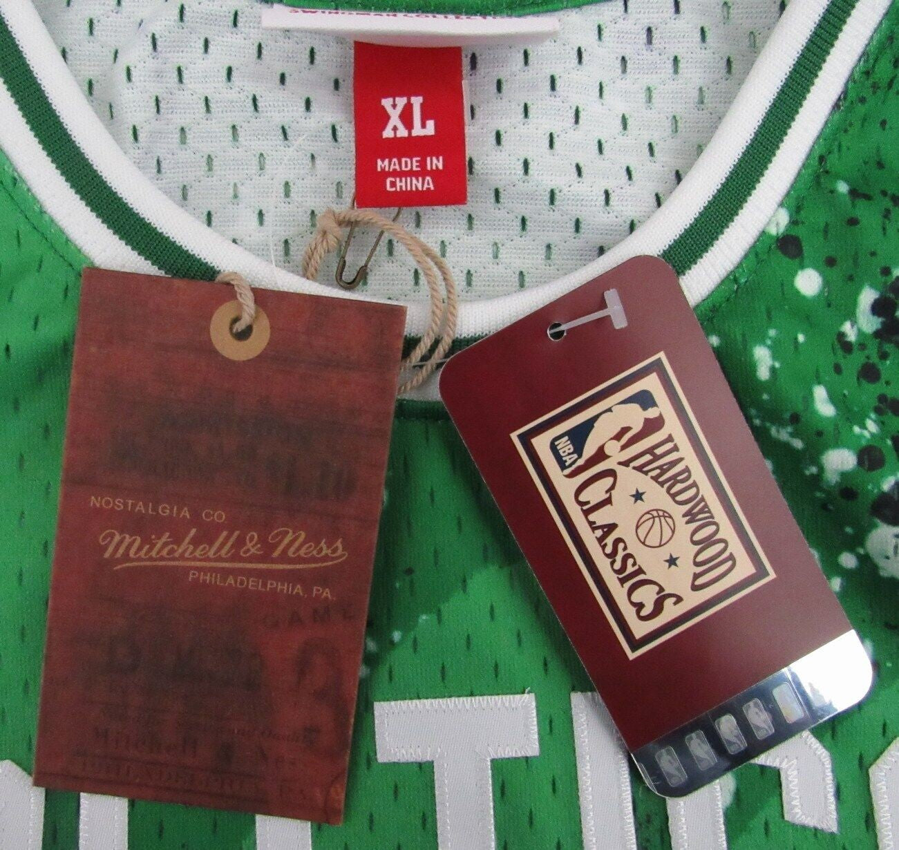 Larry Bird Autographed Green Mitchell Ness Hyper Swingman Jersey Psa/Dna 179395