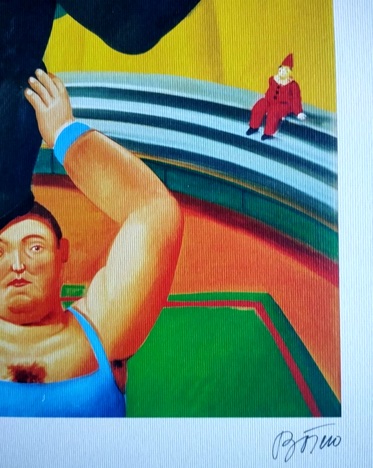 Fernando Botero Lithograph Coa Numbered