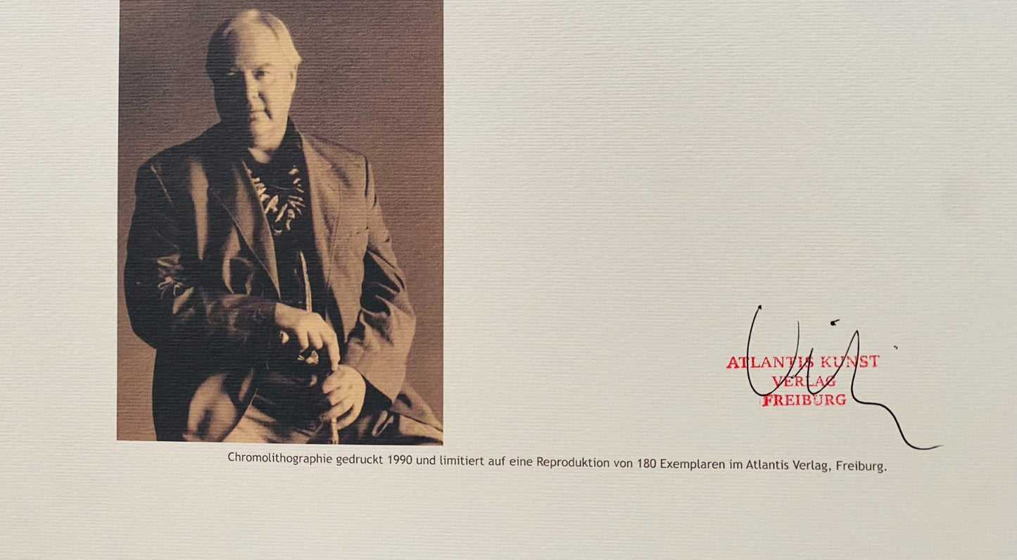 Dan Flavin Lithograph Coa Signed Op Numbered Pencil Stamp