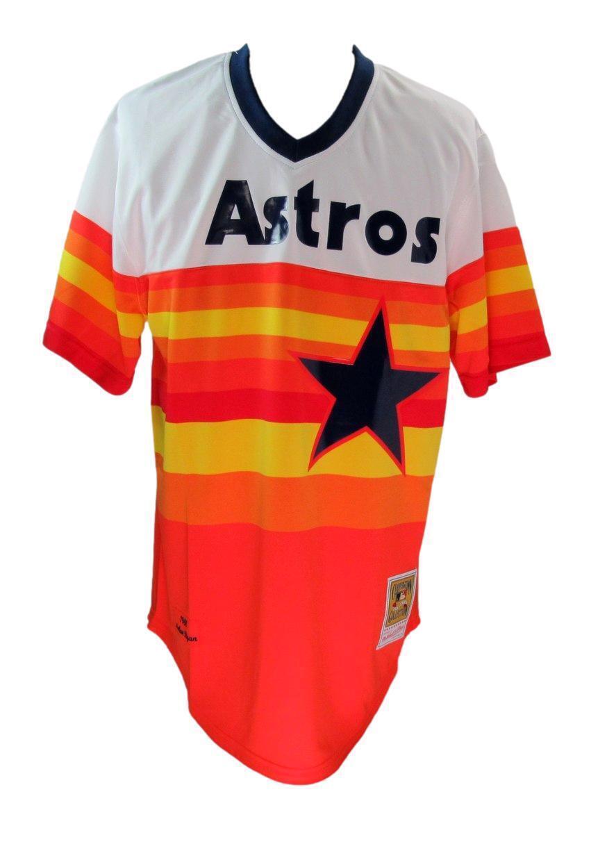 Nolan Ryan 1980 Autographed Authentic Mitchell &