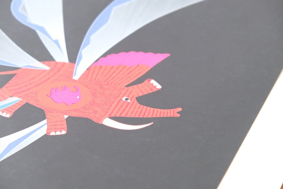 Kazumasa Nagai Signed Original Lithograph Art Print Poster Kazumasa Sheet Only 2