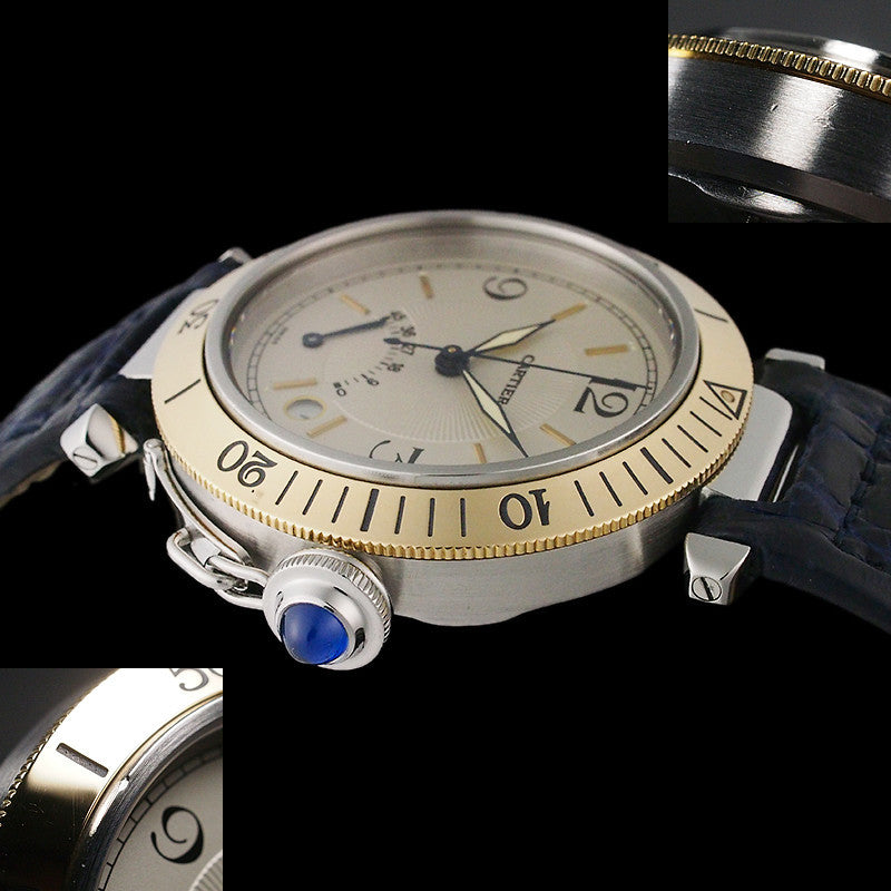 Cartier Pasha 38Mm Power Reserve W3101255 Watch Men